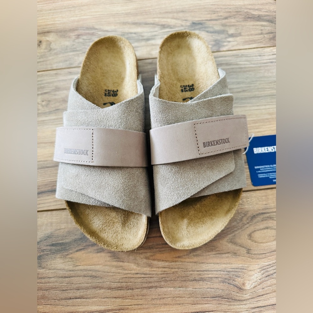 Birkenstock kyoto suede leather Taupe Size 38